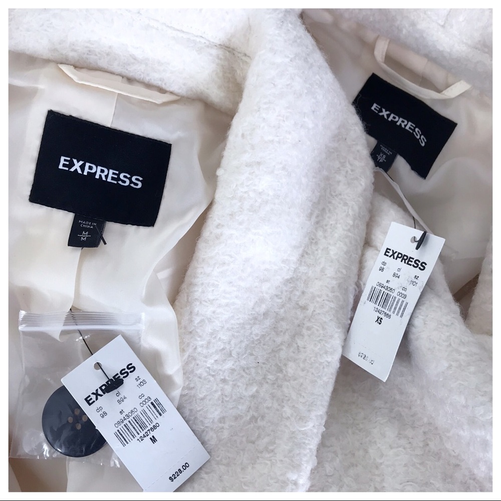 NWT | Express Wool Cocoon Coat - Picture 7 of 7